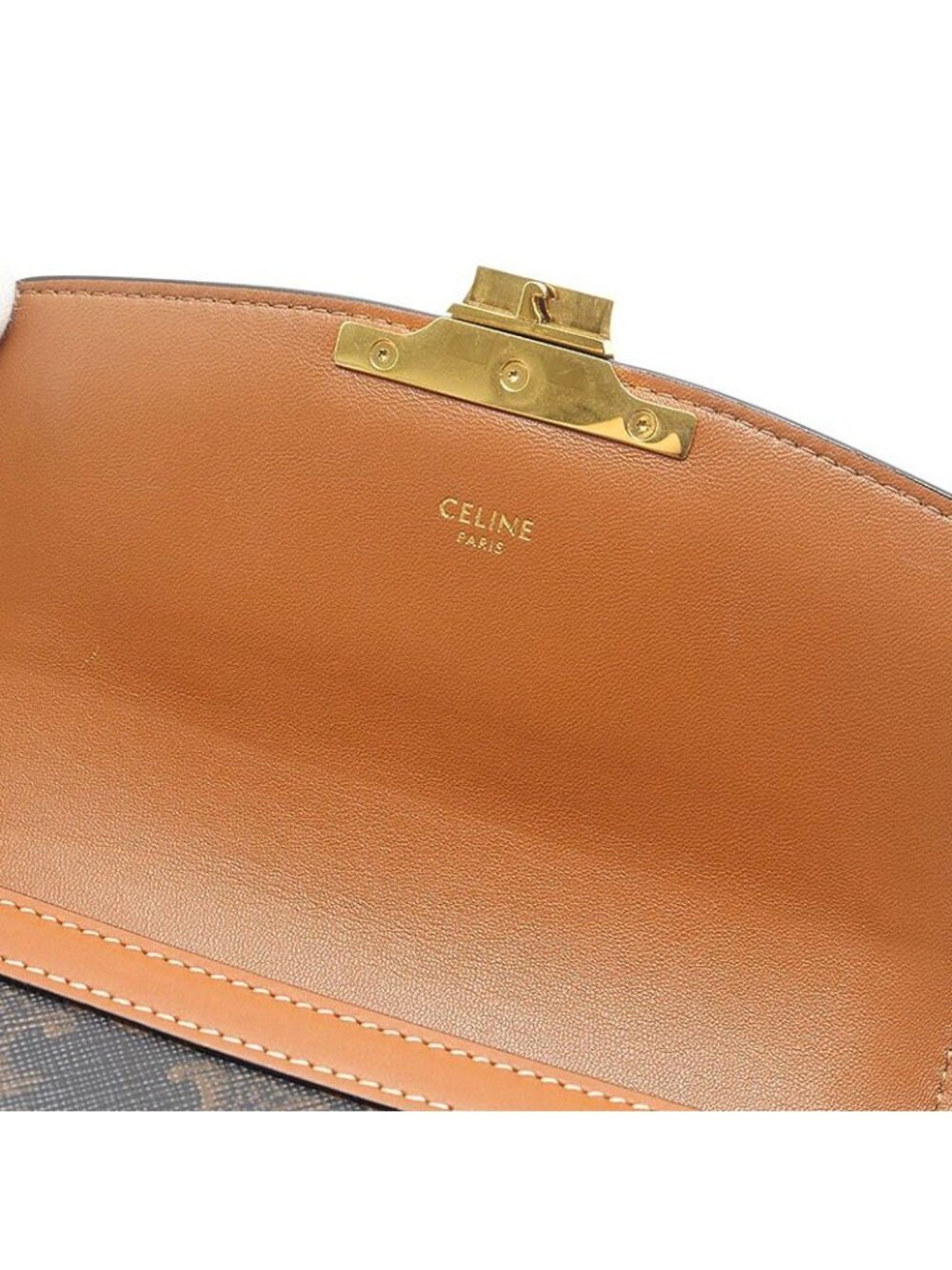 Celine Teen Triomphe Shoulder Bag with - Picture 7 of 10